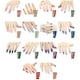 thumbnail image 1 of Jumpingount Adhesivo para uñas ajustable, a juego perfecto, resistente al agua, inofensivo, tipo de prensa, fuerte viscosidad, llamativos consejos Juegos de manicura YMC1022, 1 of 3
