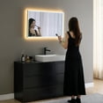 thumbnail image 4 of Soulaca 43 inches Smart webOS Mirror TV with LED Light 4K Screen Makeup Sink Decoration Built-in ATSC Voice Control Alexa, 4 of 13