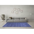 thumbnail image 3 of Ahgly Company Indoor Square Abstract Blue Contemporary Area Rugs, 8' Square, 3 of 4