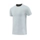 thumbnail image 2 of Tops para hombre, blusas y camisas de manga corta con cuello redondo para hombre, blusas de poliéster transpirables de manga corta para deportes al aire libre, correr y hielo de verano para hombre., 2 of 4
