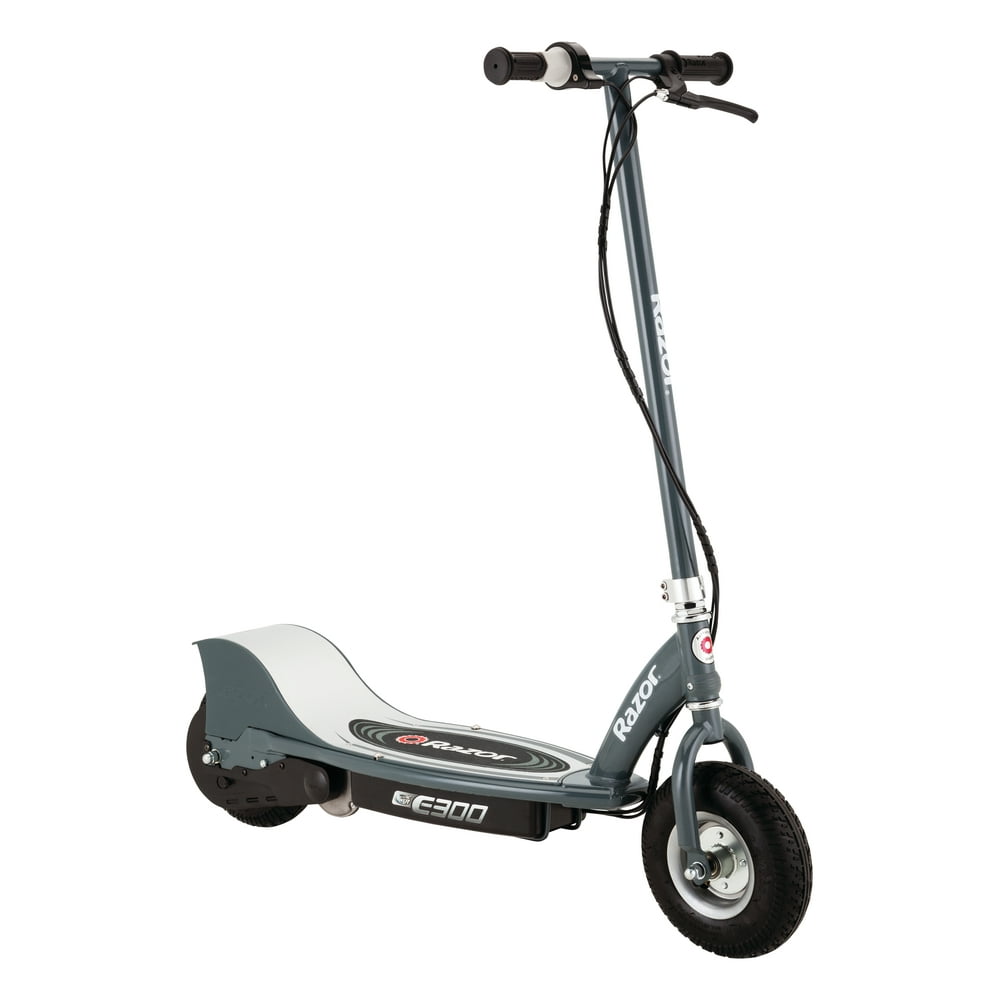 Razor E300 Electric Scooter - 9" Air-filled Tires, Up to 15 mph and 10