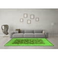 thumbnail image 3 of Ahgly Company Indoor Rectangle Oriental Green Industrial Area Rugs, 2' x 3', 3 of 4