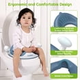 thumbnail image 3 of Asiento de inodoro para ir al baño para bebés ANGELBLISS Haute Collection, 3 of 7