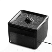 Automatic Pet Water Fountain, Ultra Quiet Circulating Drinking System with Fresh Flowing Water for Hydrated Cats Dogs, Black/3800ml
