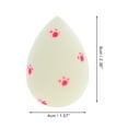thumbnail image 2 of Unique Bargains 1 Pc Cat Paw Face Makeup Sponge for Bedrooms Beige Hydrophilic Polyurethane, 2 of 5