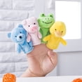 thumbnail image 4 of Animal Hand Puppets for Baby Plush Toys Kids Puzzle Piggy Frog Puppy Lion Monkey Bear Duck Elephant Finger Puppet, 4 of 5