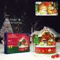 thumbnail image 4 of Christmas Series Of Building Blocks, Assembled Toy With Led Lights String Luminous Christmas Tree Castle Tree House Music Box, Holiday Gift, 4 of 5