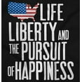 thumbnail image 2 of Life Liberty Happiness American Dream Men's Graphic T Shirt Tees Brisco Brands S, 2 of 6