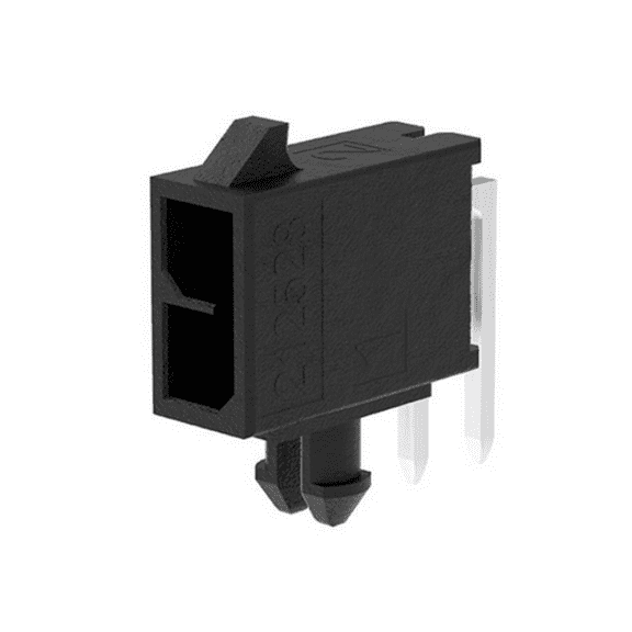 Pack of 4   212528-0200   Connector Header Through Hole, Right Angle 2 position : RoHS