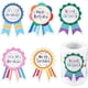 thumbnail image 1 of 200PCS Happy Birthday Badge Stickers It's My Birthday Stickers Self-Adhesive Scrapbooking Cards Decals for Classroom Party Decoration, 1 of 4