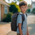 thumbnail image 3 of Bulopur Shark Kids Backpack Set for Boys 4 Pcs Lightweight School Backpack with Lunch Bag, Pencil Case & Water Bottle Cover for 9-12 Years Old, 3 of 7