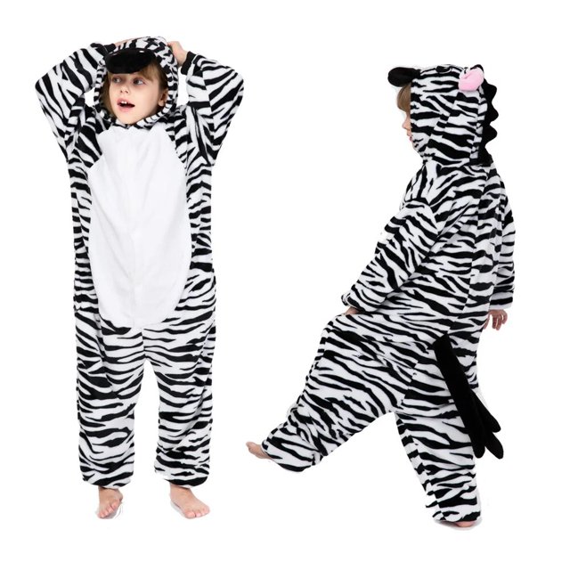 Pijamas de invierno para niños y niñas, ropa de dormir de panda, dinosaurio, unicornio, kigurumi, onesies para niños, manta para dormir, disfraz de bebé
