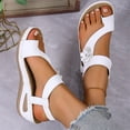 thumbnail image 5 of YOUYEDIAN Orthopedic Sandals for Women Summer Casual Arch Support Walking Shoes Comfy Slip on Non Slip Open Toe Slippers, 5 of 7