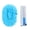 Blue, variant on Extra Long Round Duster with 4 Piece Splicing Handles 360 Rotation Washable Microfiber Ceiling Fan Dusting Brush High Reach Cleaner Pole 55.1 inches / 140 cm Gray