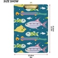 thumbnail image 3 of FMSHPON Fish Clipboard Hardboard Wood Nursing Clip Board and Pull for Standard A4 Letter 13x9 inches, 3 of 8