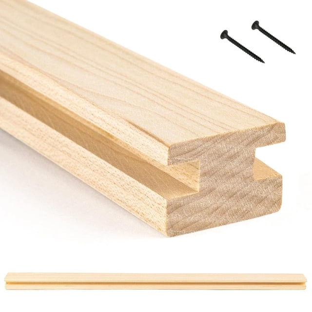 Corredera de madera para cajón estilo vintage de 20 pulgadas, montaje central