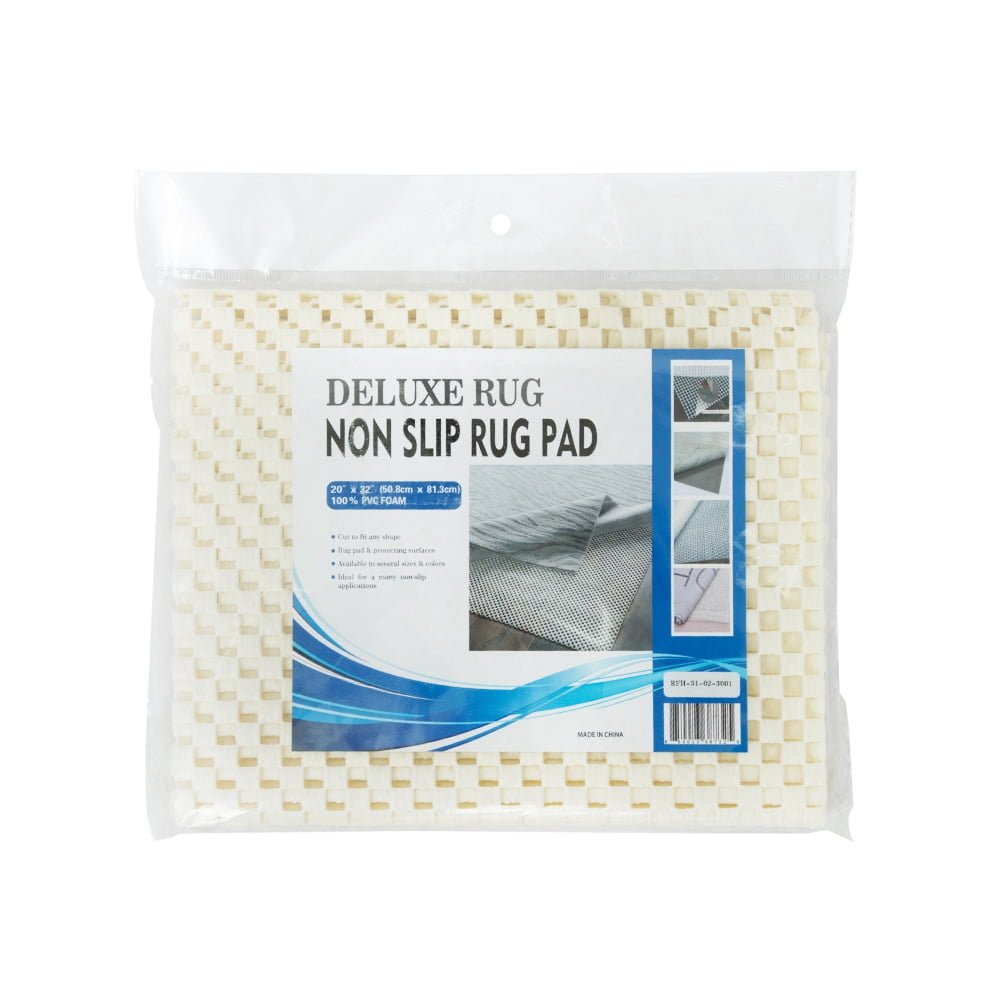 RAY STAR Non Slip Rug Pad Gripper 20''x32'' Feet Extra Thick Pads for Any Hard Surface Floors Under Carpet Anti Skid Mat