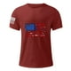 thumbnail image 3 of Mens Casual Pantalones Cortos Cuello Redondo Gradación Impresión Suéter Camiseta, Blusa Deportiva de Fitness para Hombres, 3 of 4