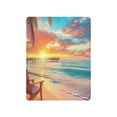 thumbnail image 2 of BZSMCE Ultra Soft Fitted Microfiber Crib Sheets for Newborn Baby Boys Girls Beach Sunset with Palm Trees Design Cute Pattern, 2 of 8
