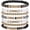 Black, variant on Heishi Gold Beaded Bracelets Set for Women Men Bohemian Polymer Clay Colorful Surfer Vinyl Disc Stretch Layering Stackable Friendship Boho Bracelet Summer Beach Jewelry Gifts