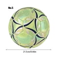 thumbnail image 2 of Guardoinrt PU Standard Size Luminous Football Illuminate Skills On Field Wide Application Football Training hexagon Size 5, 2 of 6