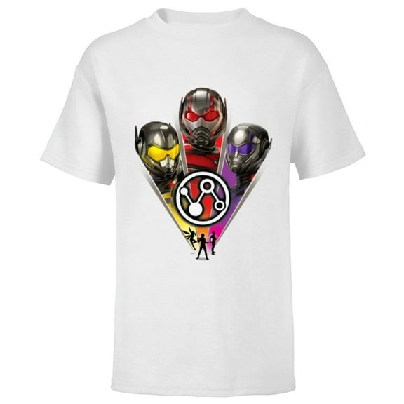 Marvel Ant-Man and the Wasp: Quantumania 3 Heroes Icon - Short Sleeve T-Shirt for Kids - Customized-White