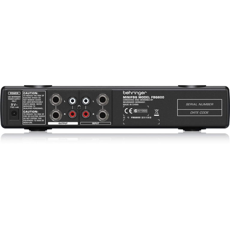 BEHRINGER Behringer MINIFBQ FBQ800 Graphic equalizer// Studio