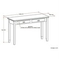 thumbnail image 6 of Allora Wood 46" Transitional Console Sofa Table in Farmhouse Gray, 6 of 6