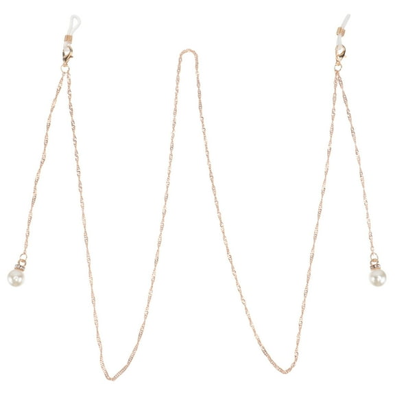 HONITANO Glasses String Strap Metal Golden Fashionable 1Pcs 35.4x0.3in