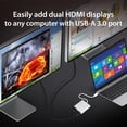 thumbnail image 2 of Adaptador USB a HDMI j5create JUA365 Dual 4K + 1080p, 2 of 9