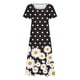 thumbnail image 3 of Vestido Largo Gibobby Verano Mujer Boho Beach Casual Manga Corta Estampado Floral Cuello Redondo, 3 of 5