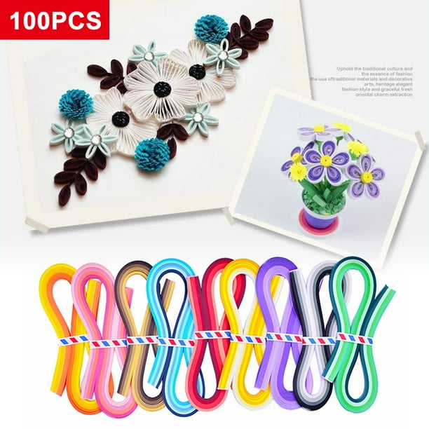 Quilling Strips Quilling Paper Set Total 900 Strips 9 Kinds Gradient Colors for Home Classroom