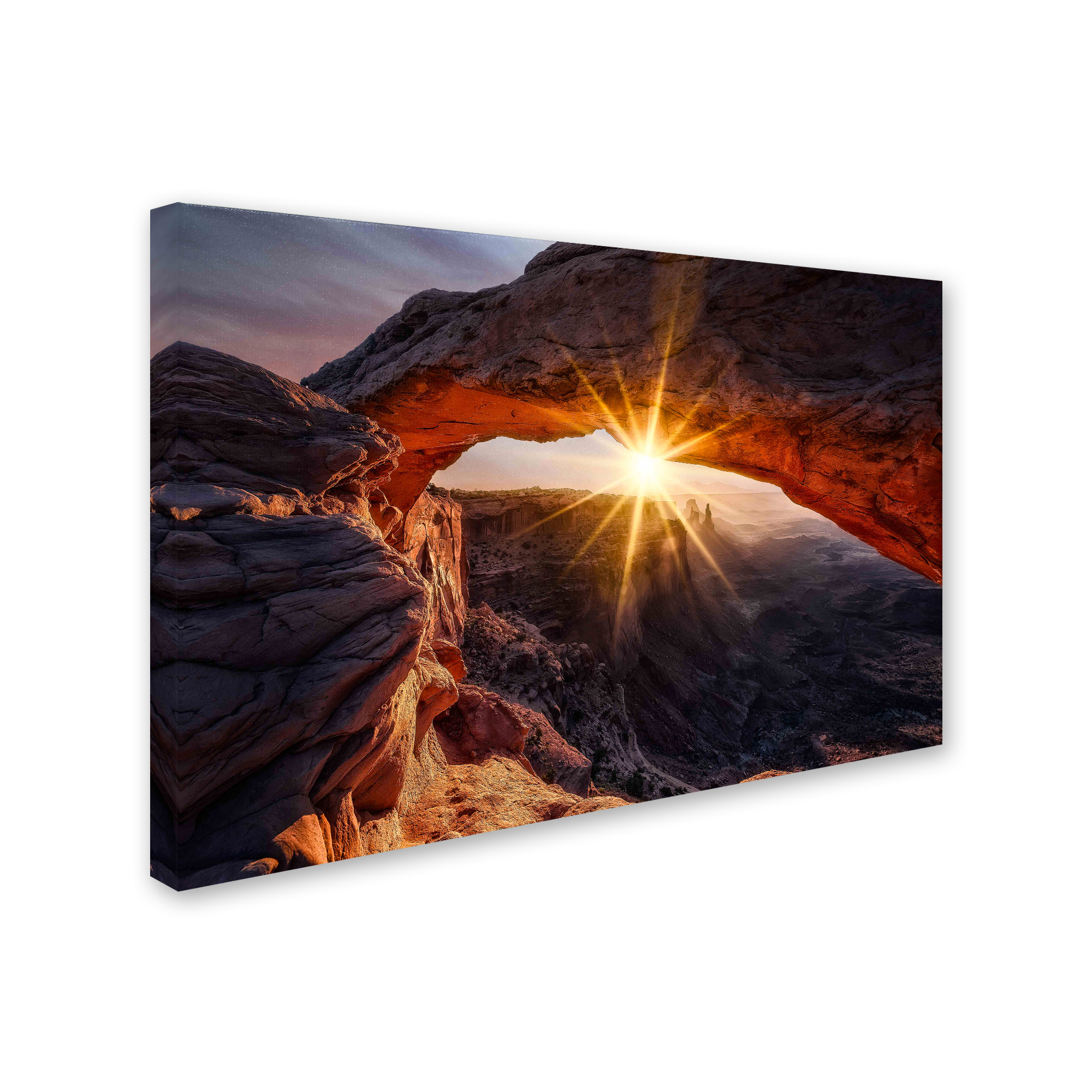 Trademark Fine Art 'The Mesa Arch' Canvas Art by Rene Colella