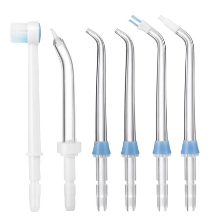 Replacement Part for Waterpik or other Water Flossers/Irrigators (6 Tips)
