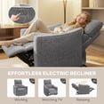 thumbnail image 4 of HOMCOM Fauteuil Inclinable Électrique, Fauteuil Inclinable Rembourré avec Ports USB, 4 of 10
