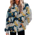 thumbnail image 2 of Bovemsi Sweatshirt for Women Fashion Spring Summer Casual Long Sleeve Hoodies Sweatshirts Top Camo Hoodie, 2 of 7