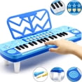 thumbnail image 1 of Kid Keyboard Piano With Microphone- 37 Keys Keyboard Piano Kids Multifunction Music Educational Instrument Toy Keyboard Piano For 3,4, 5, 6, 7, 8 Girls And Boys, 1 of 7