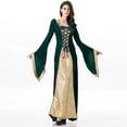 thumbnail image 4 of Disfraz de princesa Medieval para mujer, bata con capucha victoriana vintage, vestido de fiesta elegante, Carnaval y Halloween, 4 of 5
