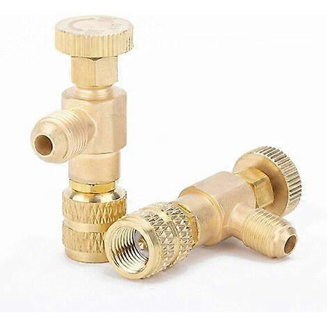 Air Conditioning Cooling Valve Safety Valve R410A R22 Liquid Safety Valve Refrigerant Control Valve Adapter for Air Conditioning