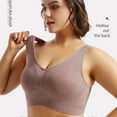 thumbnail image 5 of Comfortable 3-Pack Seamless Sports Bras with Removable Pads – Medium Support Yoga and Sleep Bras for Women, Wire-Free, 5 of 7