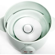 COOK WITH COLOR 6-Cup Rice Cooker 300-Watt Cooking Pot Kitchen Appliance, Sage