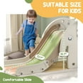 thumbnail image 6 of Qaba 3 in 1 Toddler Slide for Years 1-3 w/ Basketball Hoop, Elephant-Themed, 6 of 9