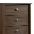 thumbnail image 3 of Sauder Furniture 418323 County Line Rum Walnut 4-Drawer Dresser Storage Chest, 3 of 5
