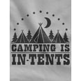 thumbnail image 2 of Tstars Womens Camping Lovers Camping is in Tents Gifts for Girlfriend Camping Shirt Camping Clothing Funny Camping Gift Nature Lovers Gifts Camp Clothes Women Hoodie, 2 of 5