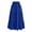 32#Royal Blue, variant on Summer Women's Midi Skirts Boho High Elastic Waist Fake Drawstring Print A line Casual Cute Skirt