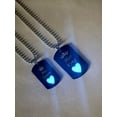 thumbnail image 4 of QQTDFG 2pcs/set Couples Crown Heart Love Glow In The Dark KING & QUEEN Charm Necklace-default, 4 of 8