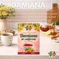 thumbnail image 5 of Therbal Damiana de California Herbal Tea Bags, 25 Count, Caffeine Free Infusion, Turnera Diffusa Herbal Tea, Natural Tea Bags for Daily Use, 5 of 5