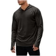 thumbnail image 2 of Fishing Shirts for Men UPF 50+ Sun Protection Long Sleeve Hoodie with Quick Dry Outdoor Breathable Athletic Pullover Tops S-3XL, 2 of 8