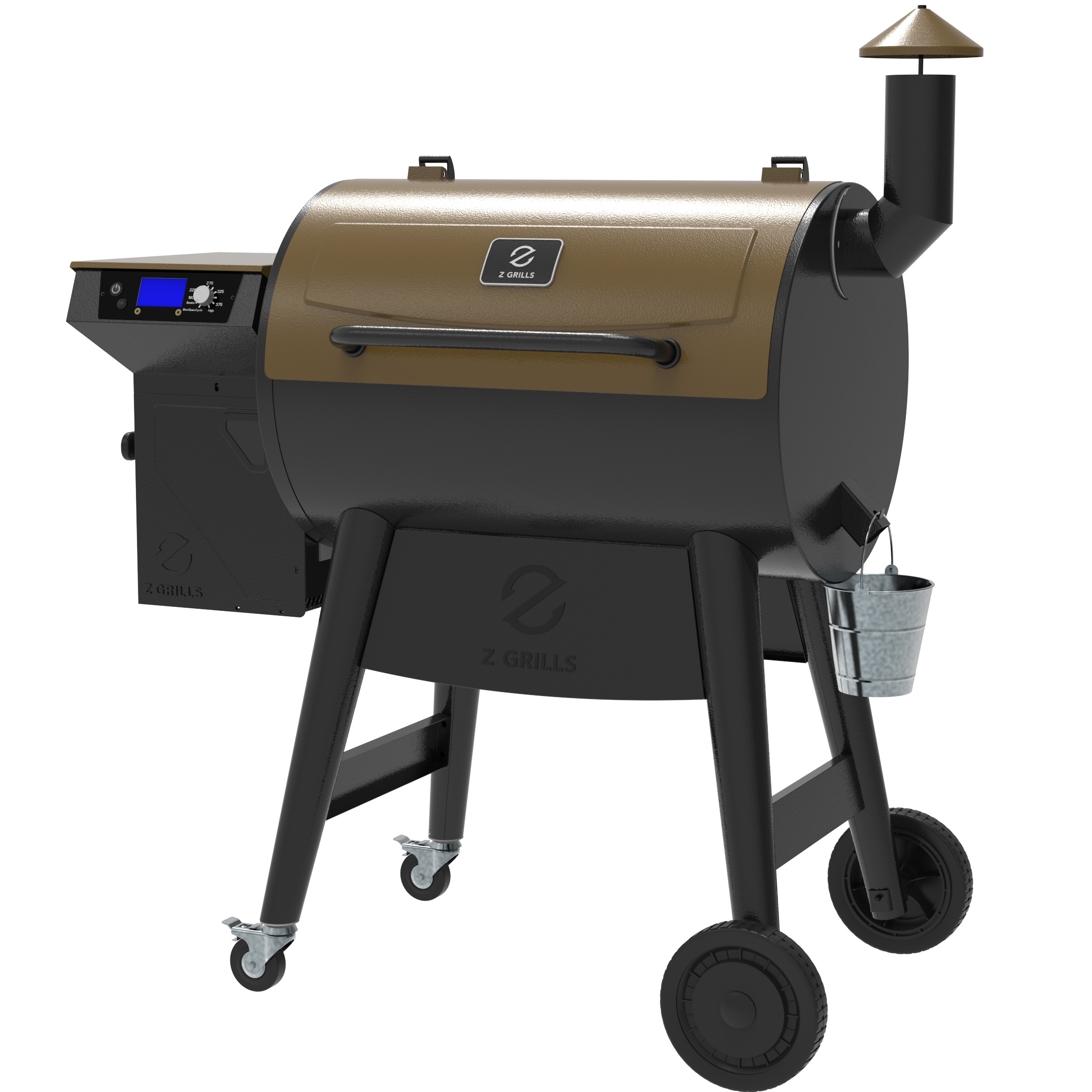 Z GRILLS ZPG-7002C3E 694 sq. in. Wood Pellet Grill and Smoker 8-in-1 BBQ Bronze - image 2 of 10