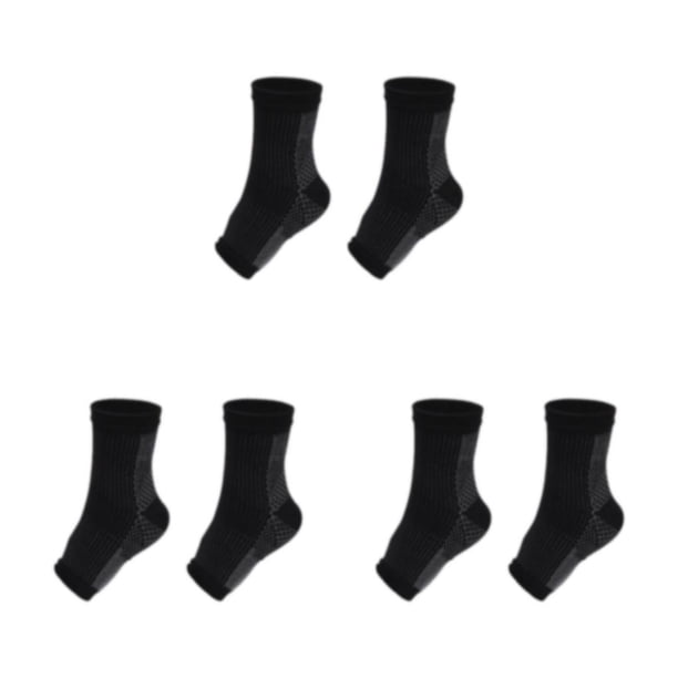 Toystoory 2a dúo de calcetines de compresión que absorben el sudor se mantienen secos y cómodos durante todo el día cómodos de usar negro Type1 NO1